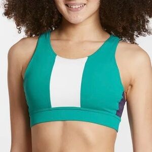 Oiselle W Pockito Bra in Shelly Green, Size 4